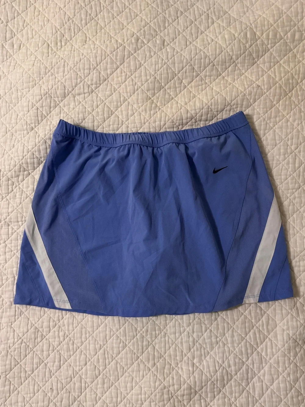 Nike Periwinkle Athletic Skort with white trim